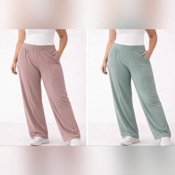 Old Navy Pants - Old Navy PowerSoft Wide-Leg Pants XXL Tall Bundle (2 Pair) Go-Dry Athleisure
